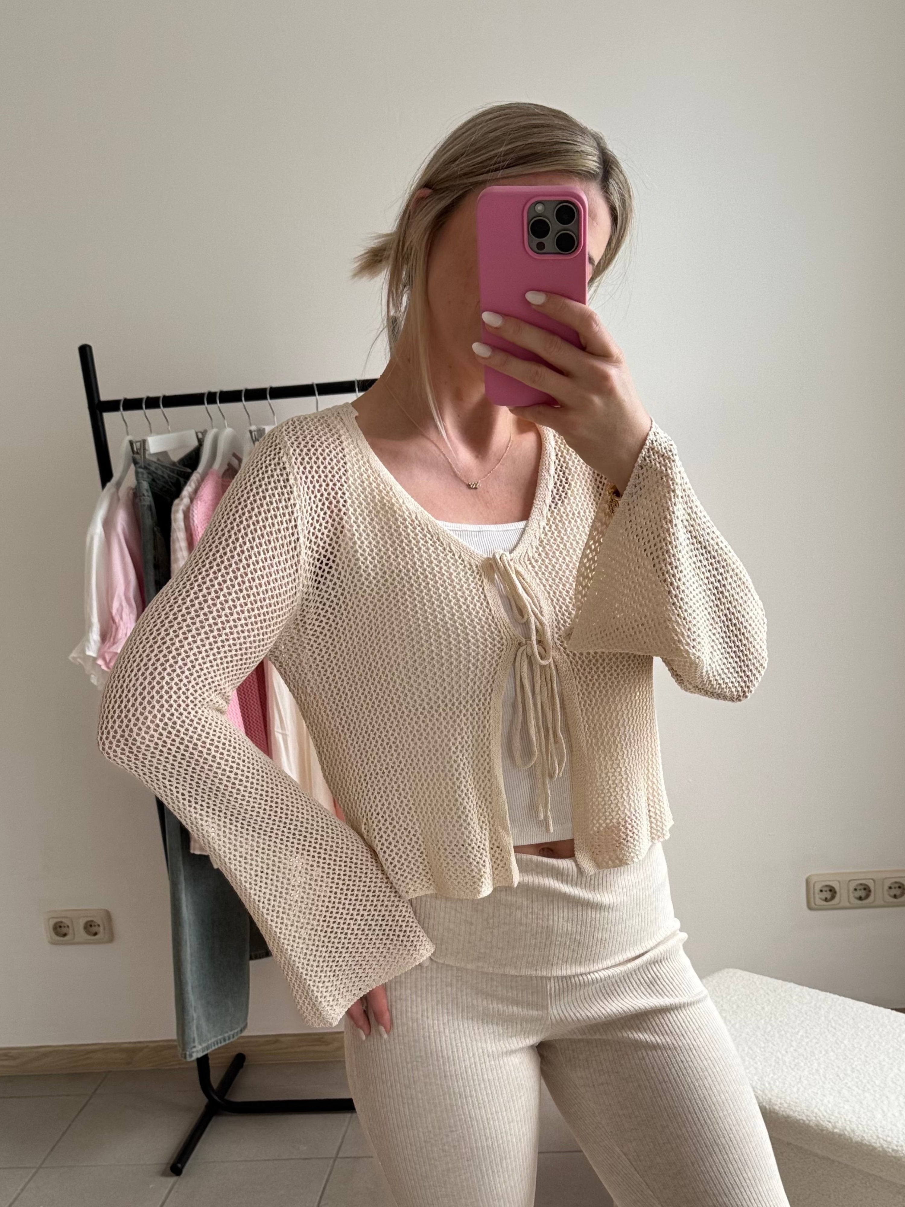 Strickjacke Lola in Beige