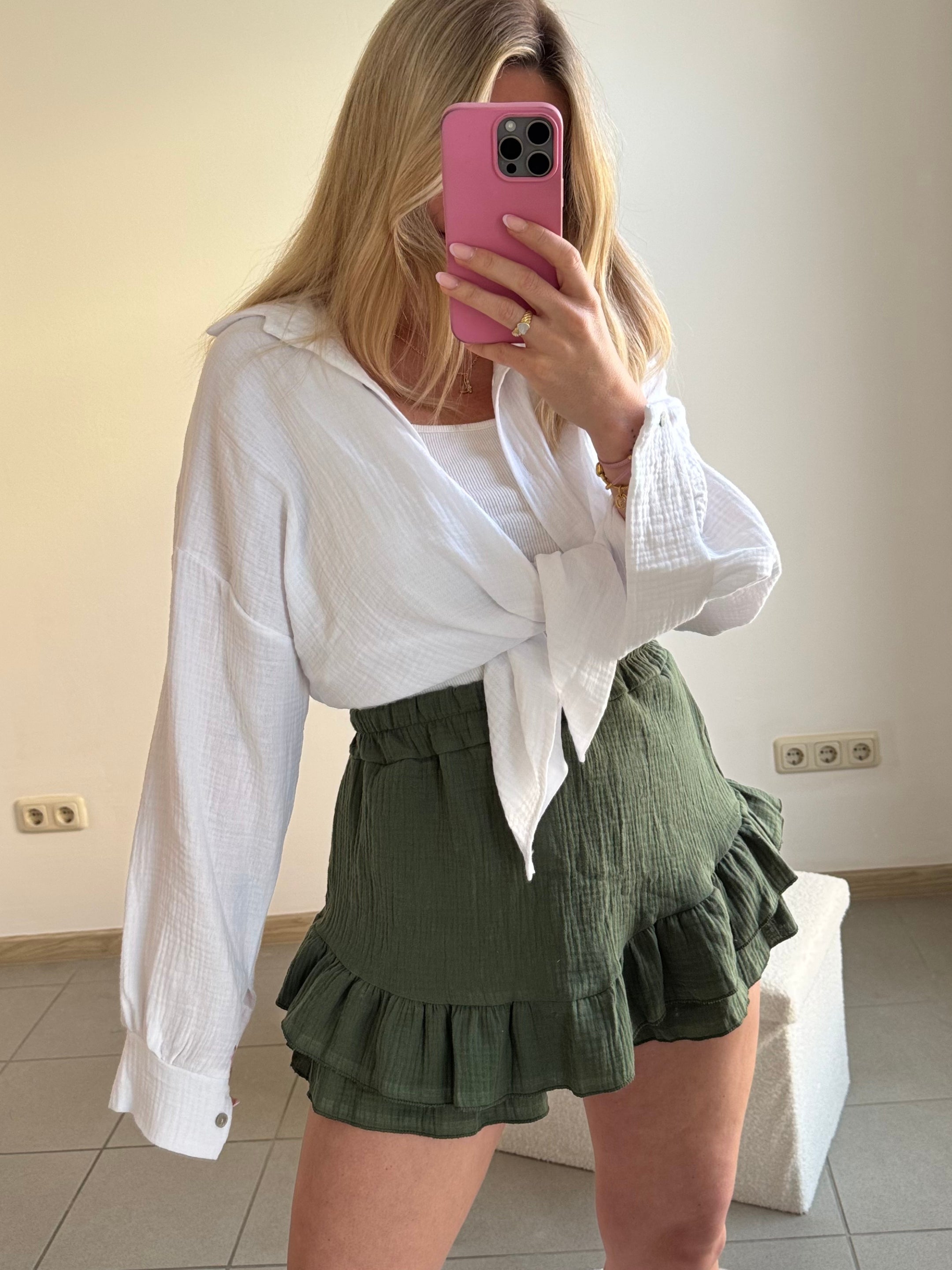 Musselin Hosenrock Khaki