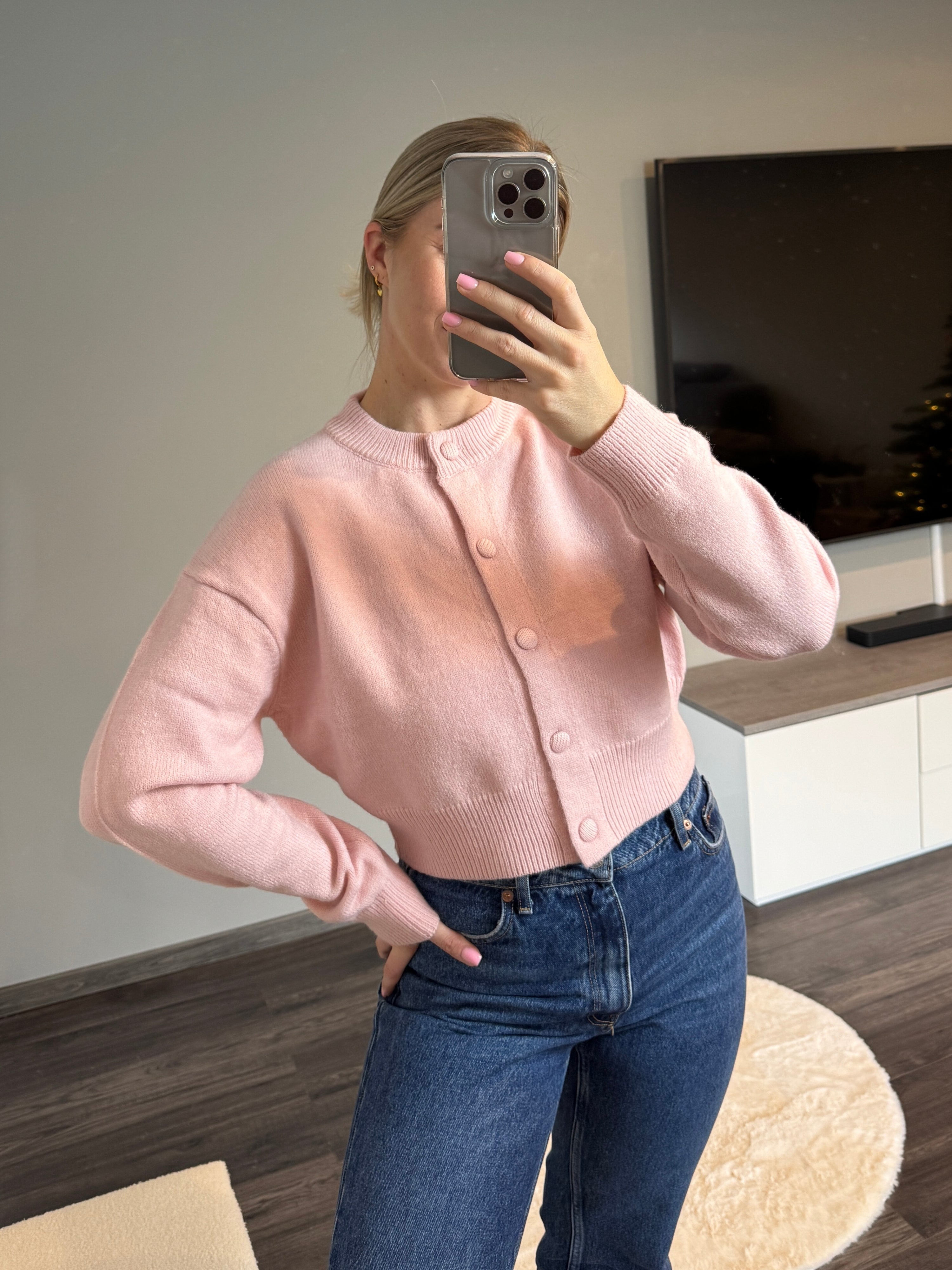 Soft Cardigan Cloudy - Pink