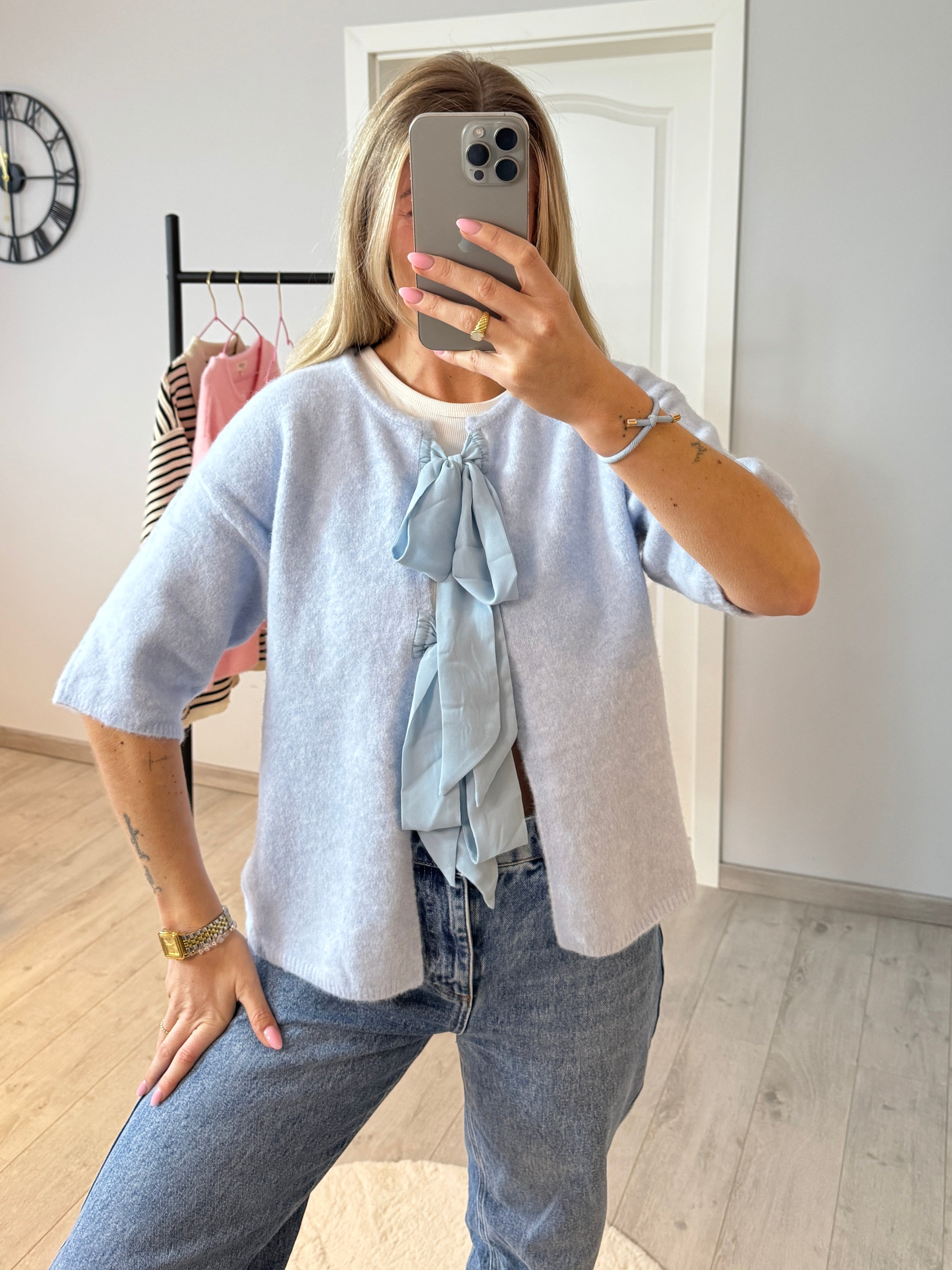 Soft Twist Knit - Baby Blue