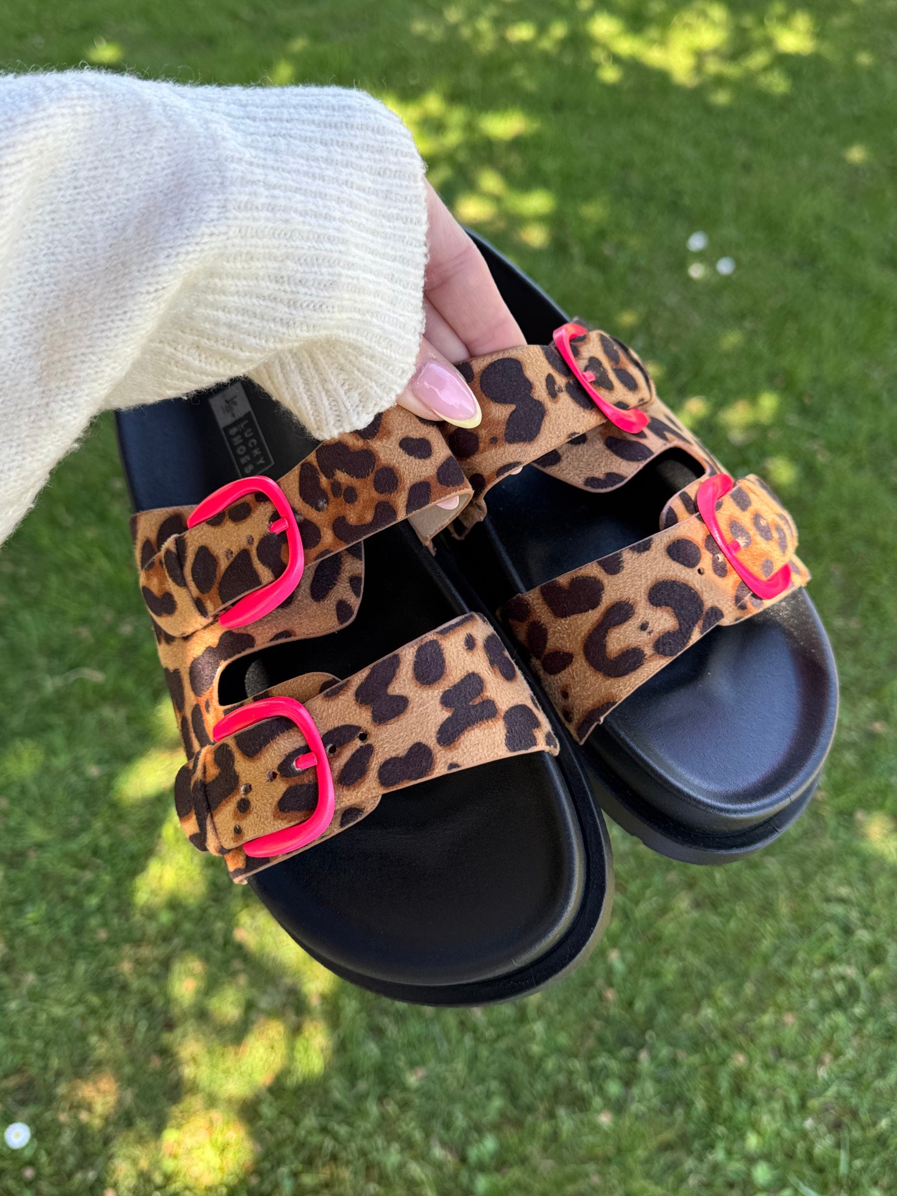 Pantolette Maila in Leo - Pink