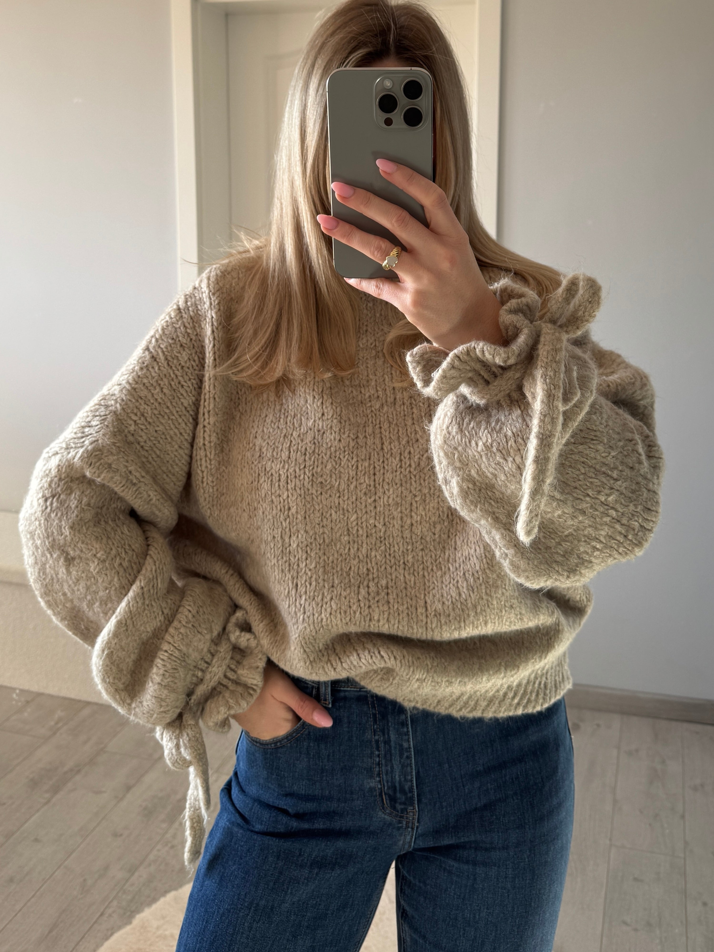 Pullover Loop Taupe