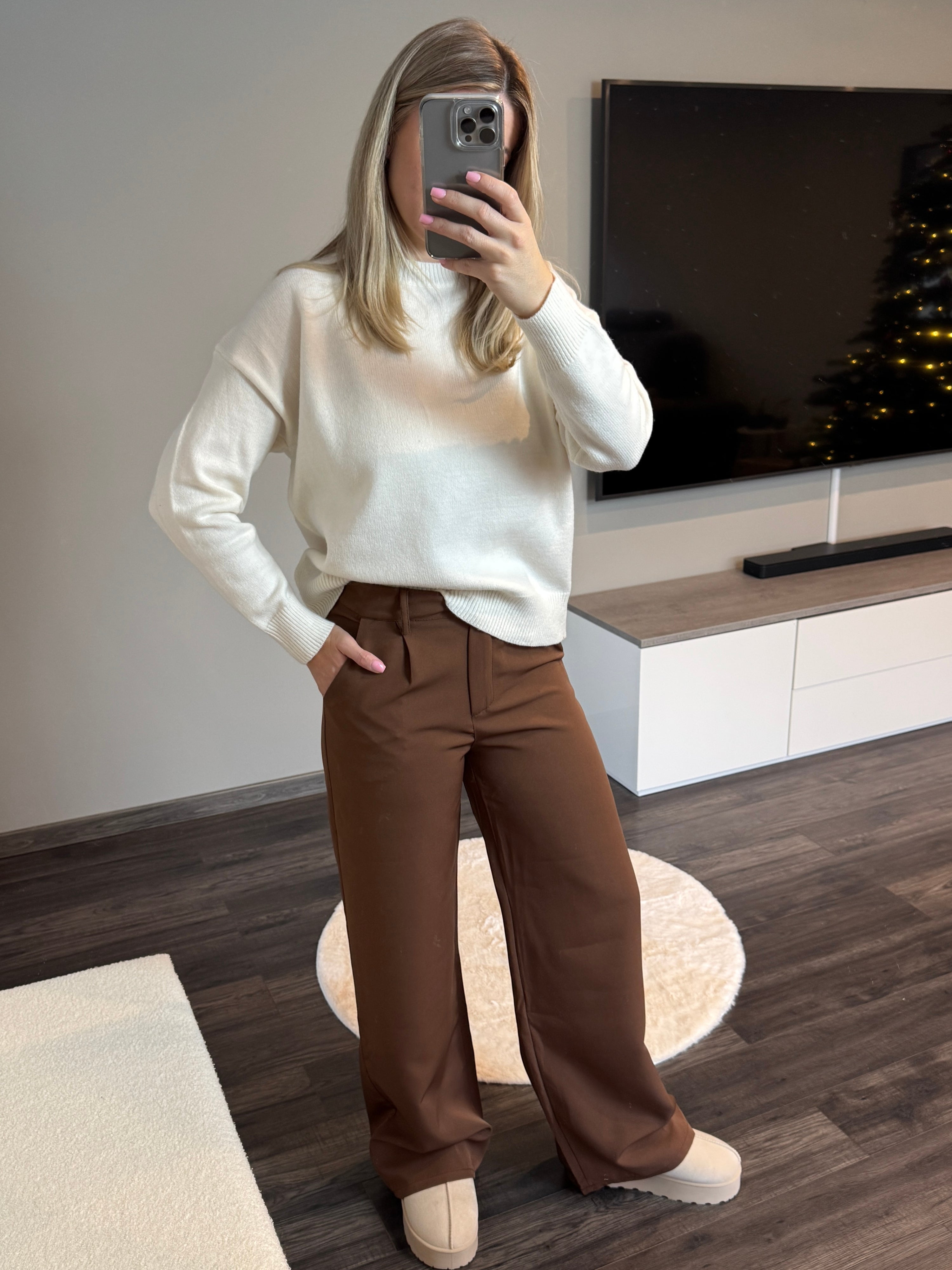 Weite Hose Pam - Dunklebraun