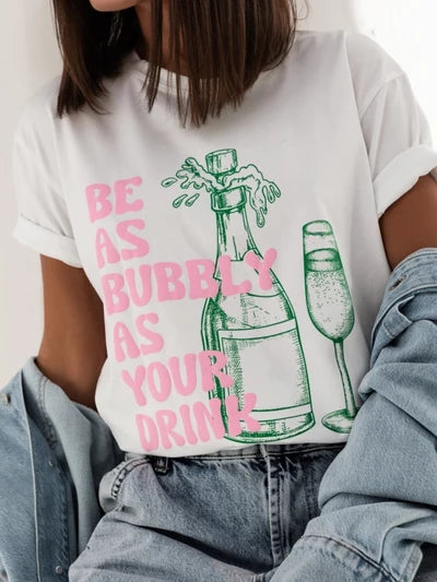 Print Oversize T-Shirt "Bubbly"