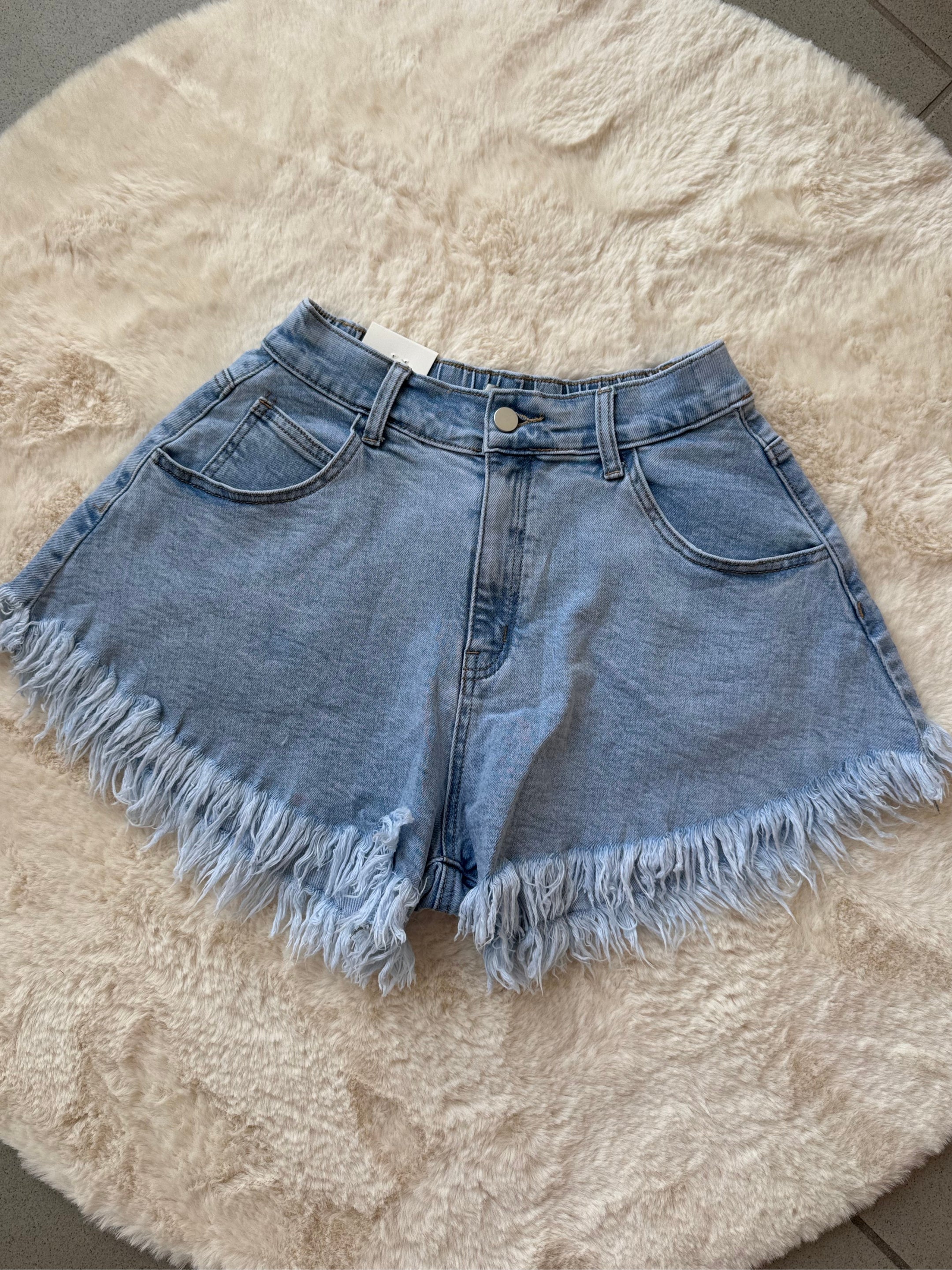 Flare Shorts Livi - Hellblau