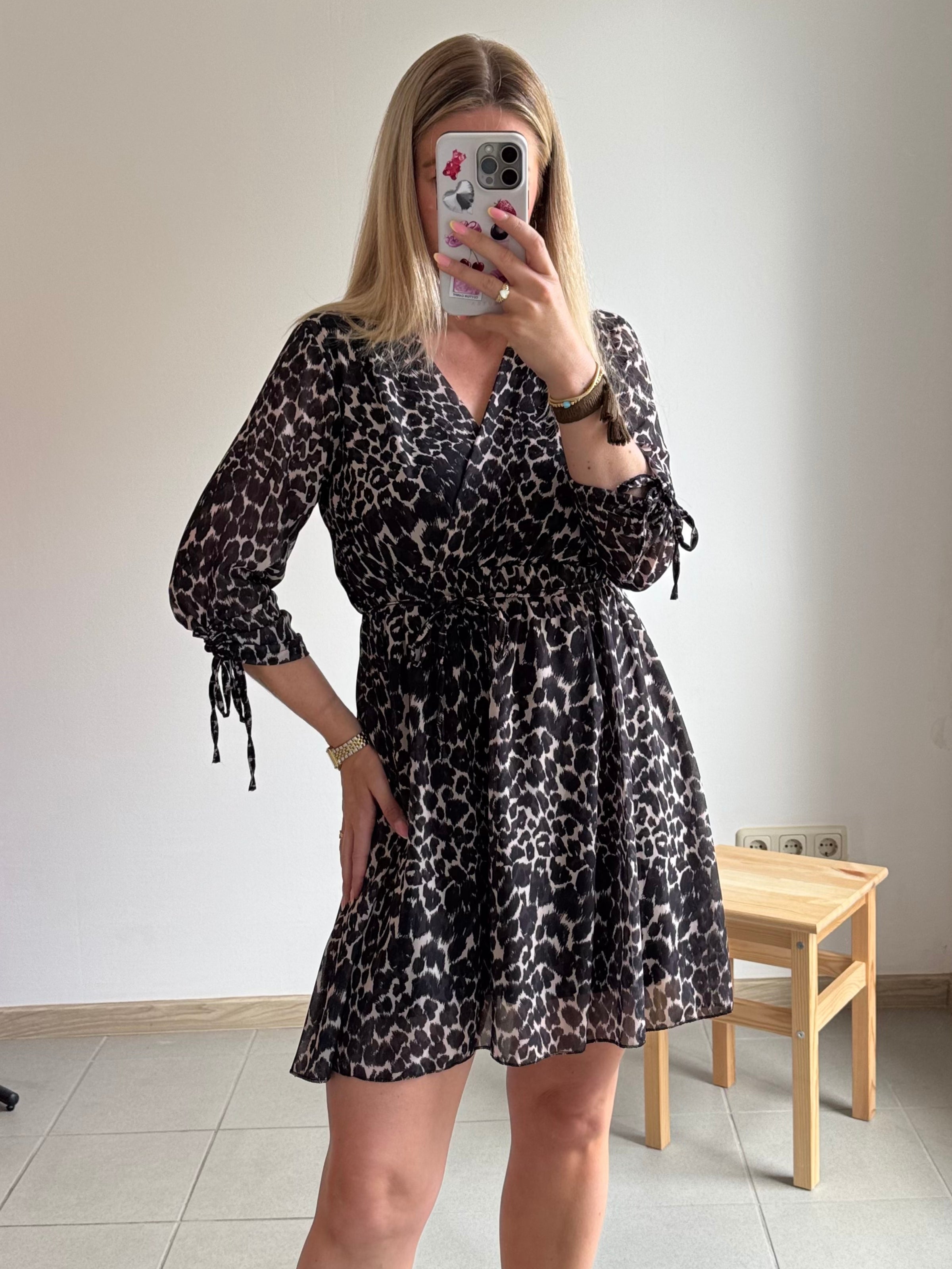 Wickelkleid Vivy - Schwarz