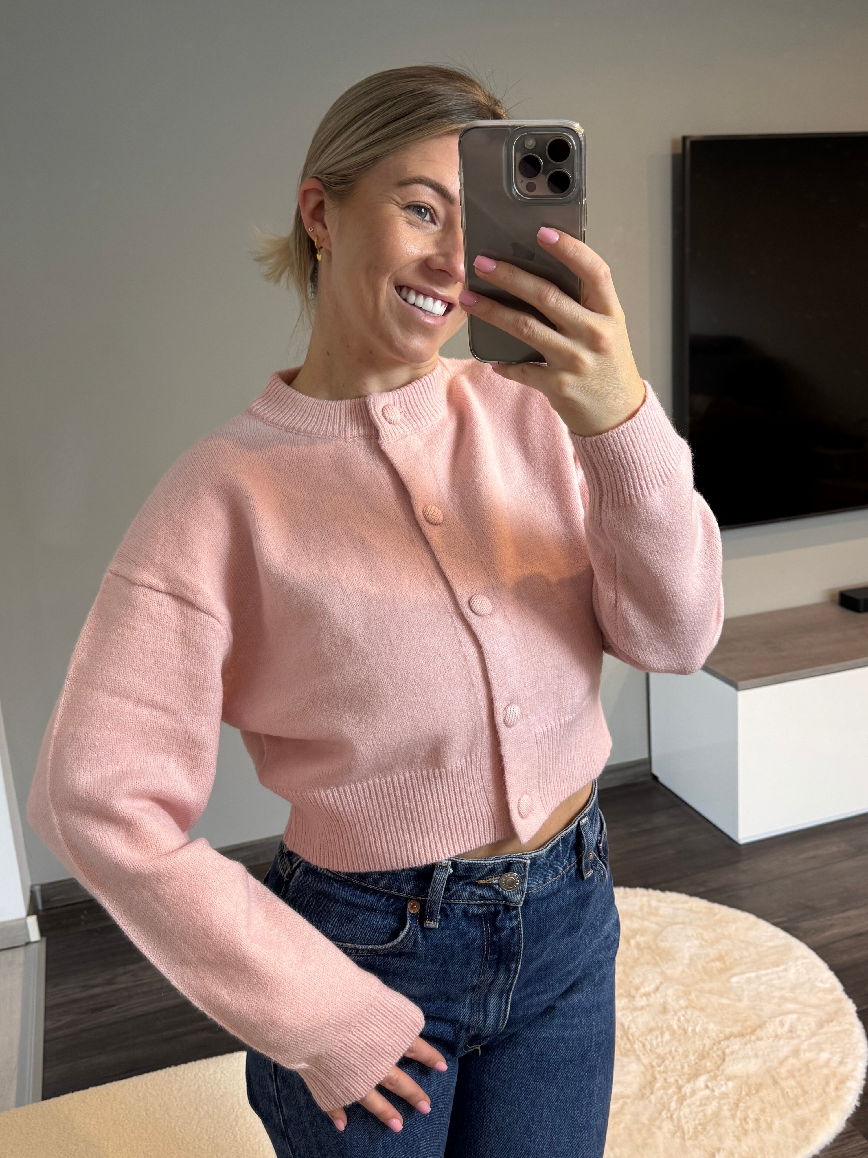 Soft Cardigan Cloudy - Pink