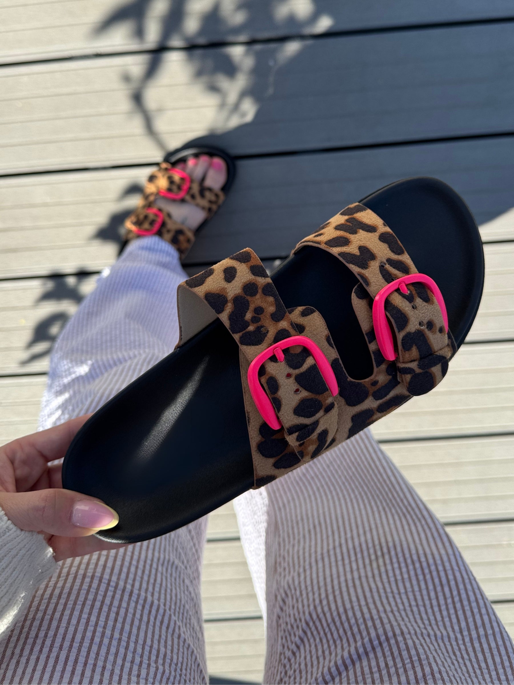 Pantolette Maila in Leo - Pink