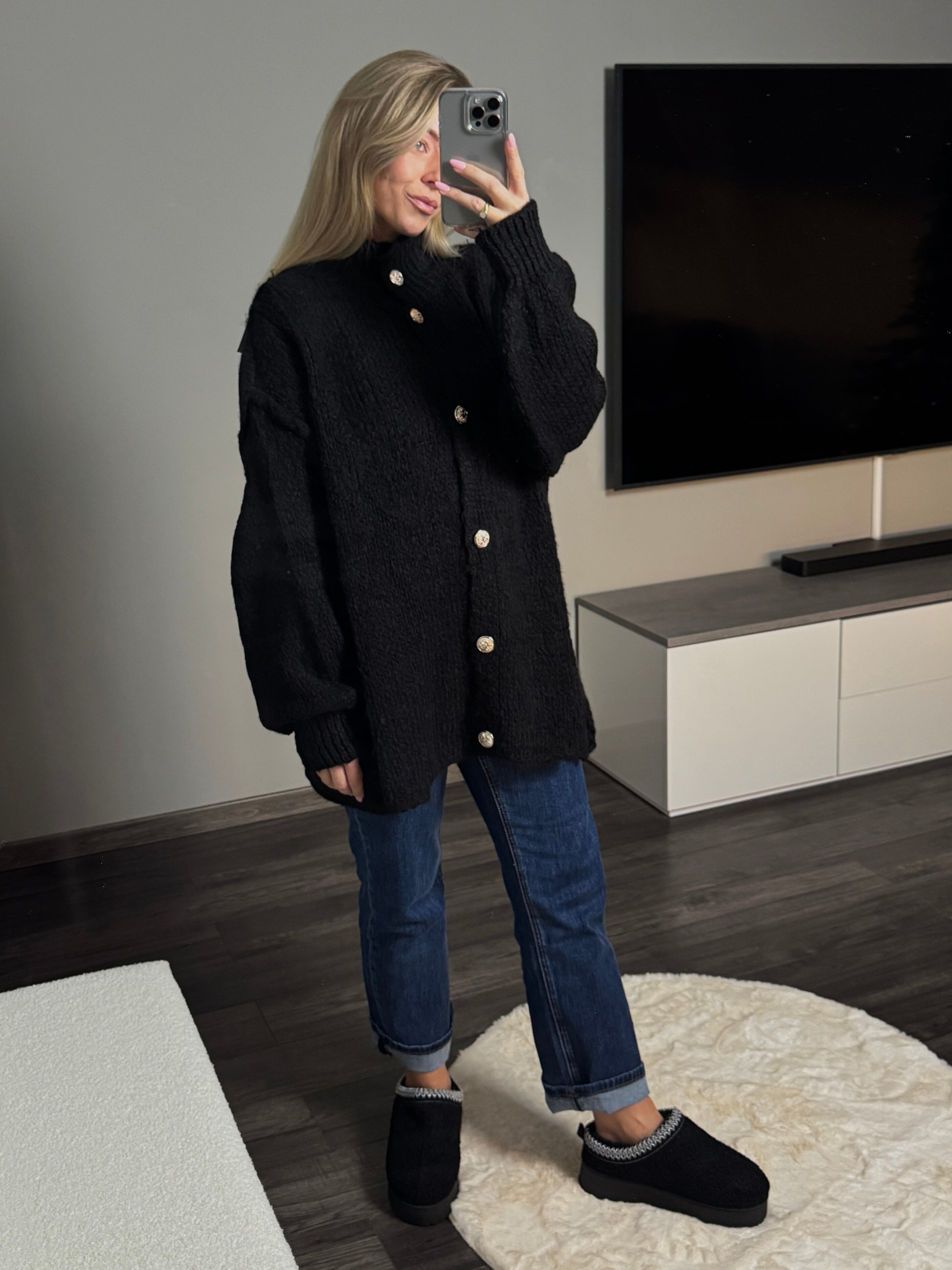 Jeans Cleo - High Waist Ankle Straight - Dunkelblau